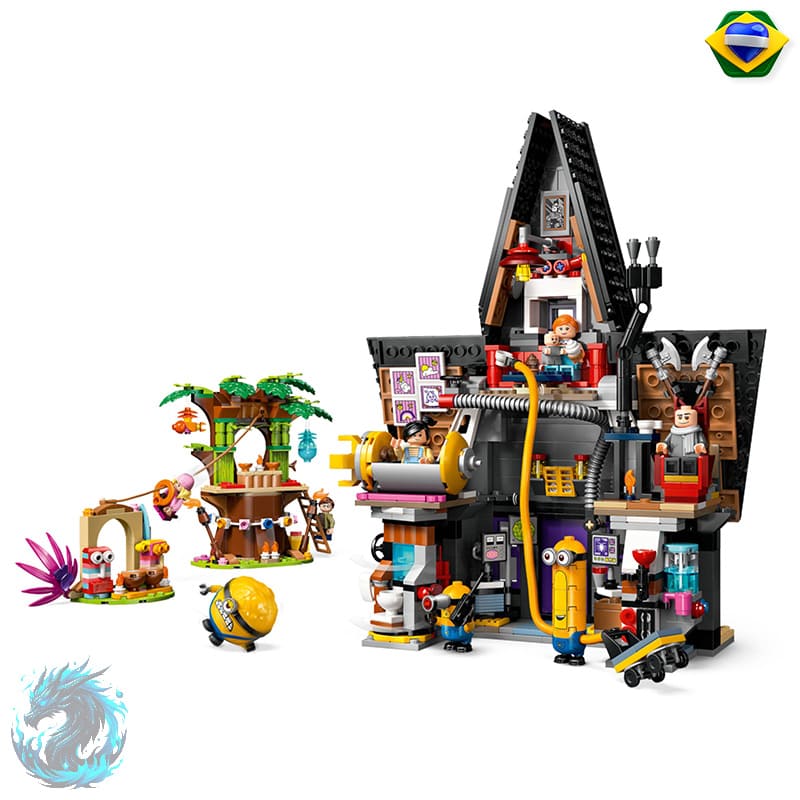 Lego Meu Malvado Favorito 4 - Mansão da Família Minions e Gru