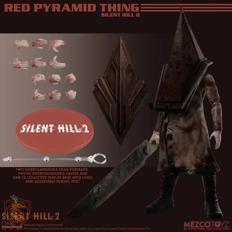 Action Figure Cabeça de Piramide Sangue Silent Hill 2