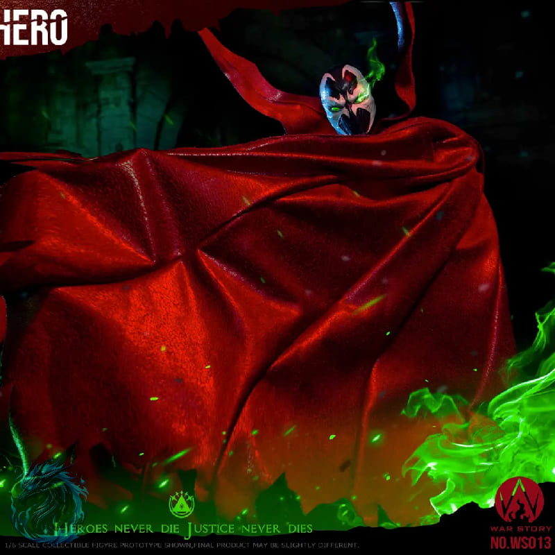 Action Figure Realista Spawn Soldado do Inferno