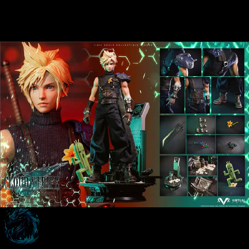 Action Figure Realista Cloud Strife FF7