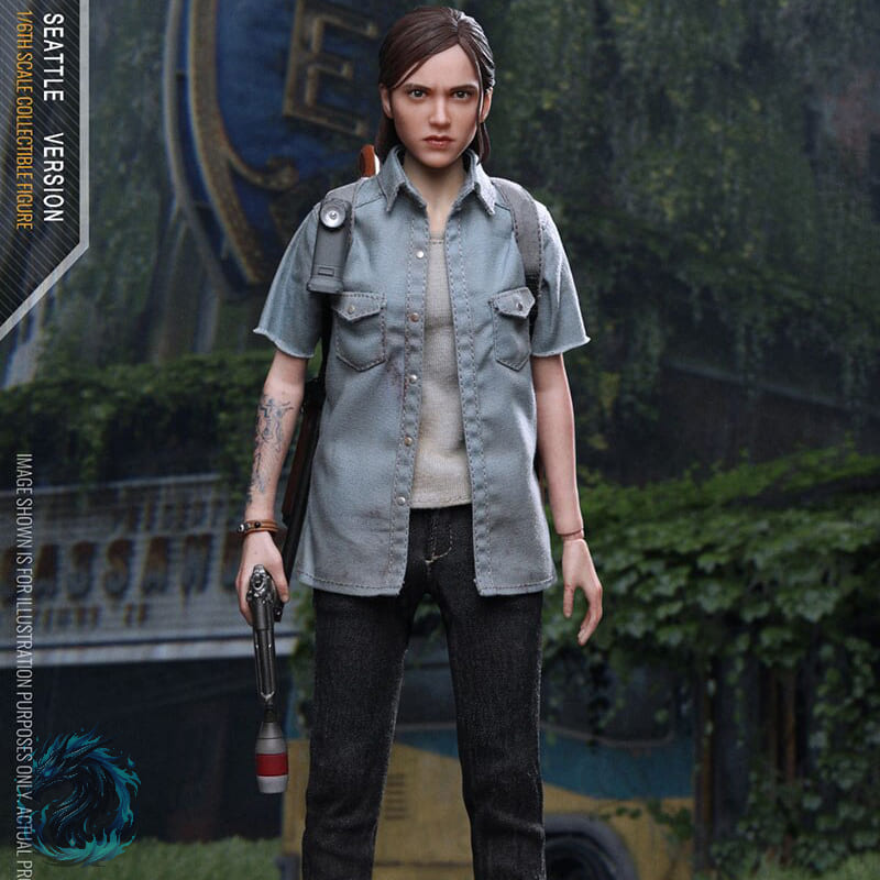 Action Figure, Hiper Realista de Joel , Ellie e Estalador The Last of Us part 2