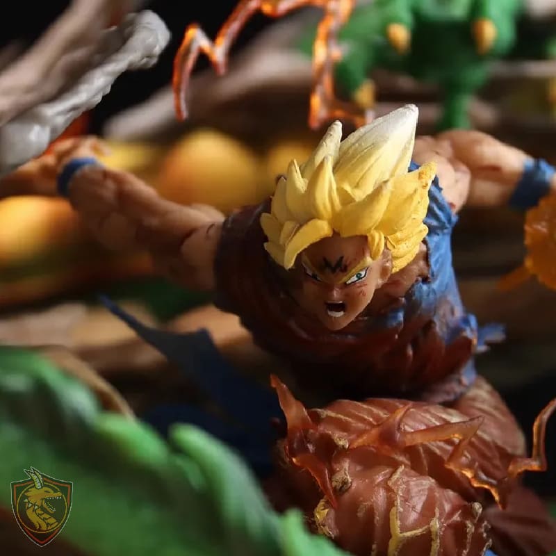 Action Figure Goku Vs Vegeta Divino Dragão