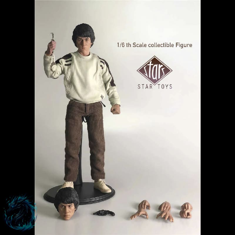 Action Figure Realista Jackie Chan Historia de Policia