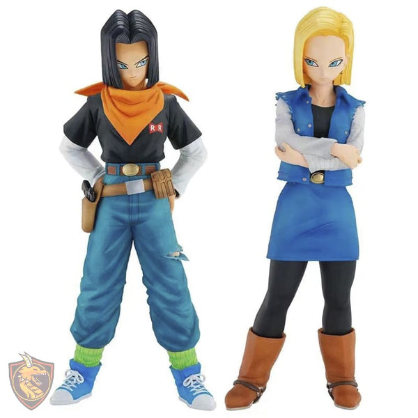 Action Figure Androids 17 e 18 Dragon Ball Z Na Compra do Android 17 Leva o 18