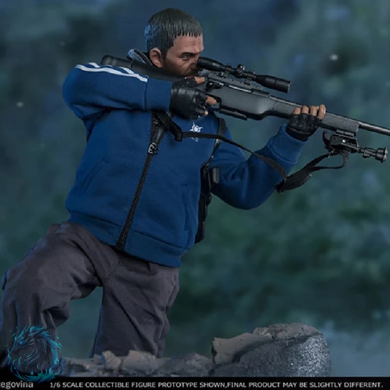 Action Figure Soldado Sniper Sérvio