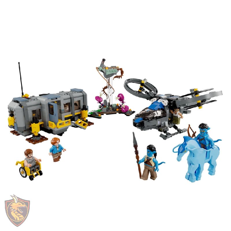 Lego Montanhas Flutantes Site 26 e RDA Samson Avatar