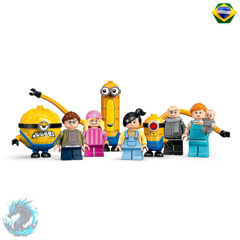 Lego Meu Malvado Favorito 4 - Mansão da Família Minions e Gru