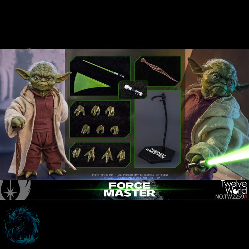 Action Figure Realista Mestre Jedi Yoda