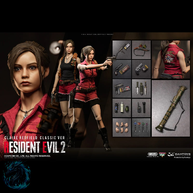 Action Figure Realista Claire Resident Evil 2