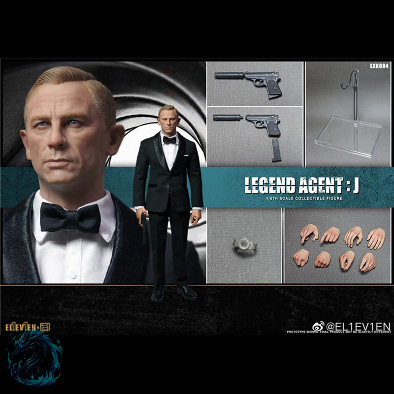 Action Figure Realista Agente Secreto James Bond 007