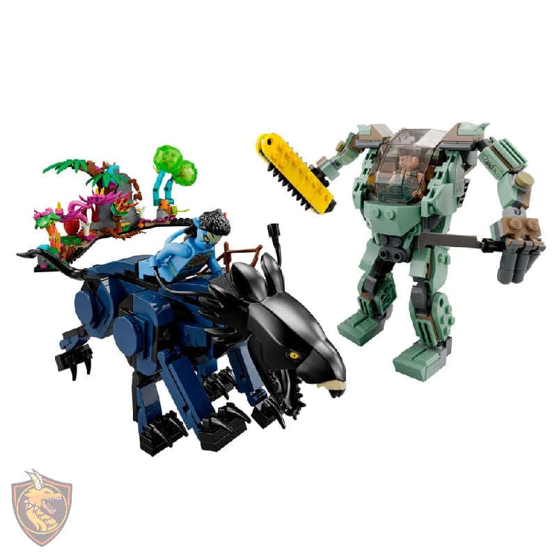 Lego Neytiri e Thanator Contra Quaritch Avatar