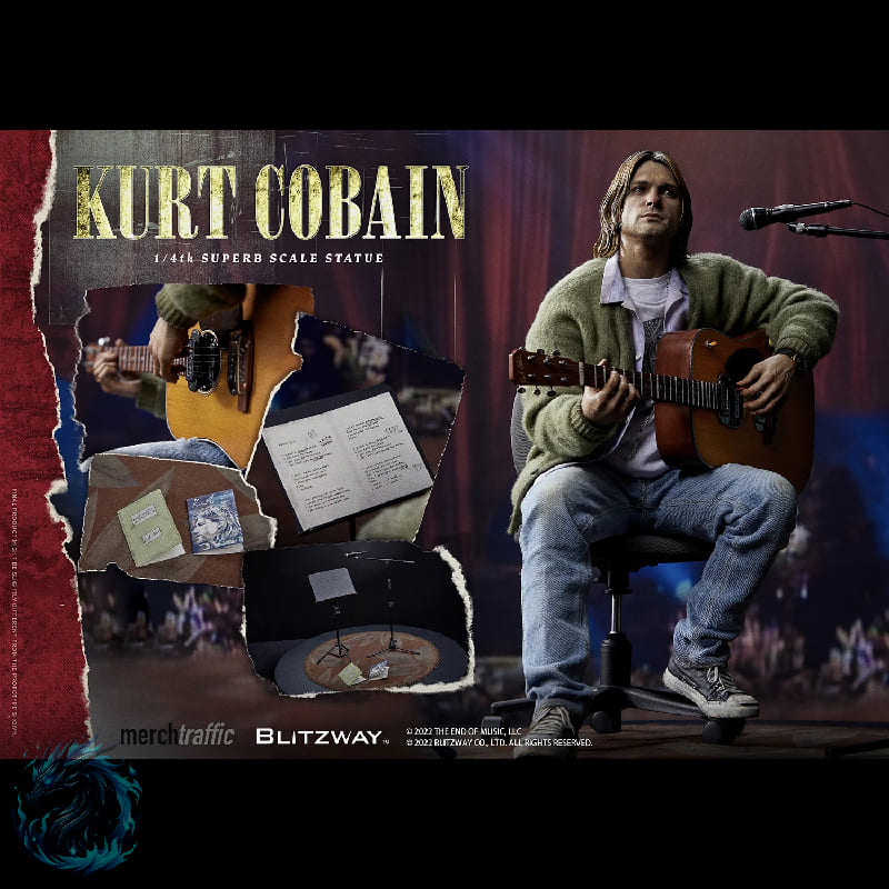 Action Figure Realista Kurt Cobain