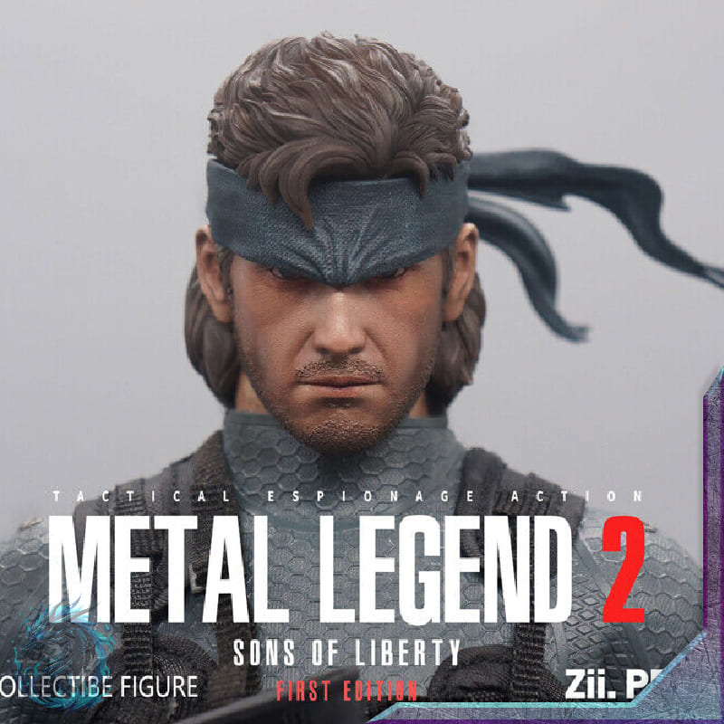 Action Figure Realista Snake Metal Gear Solid Sons of Liberty