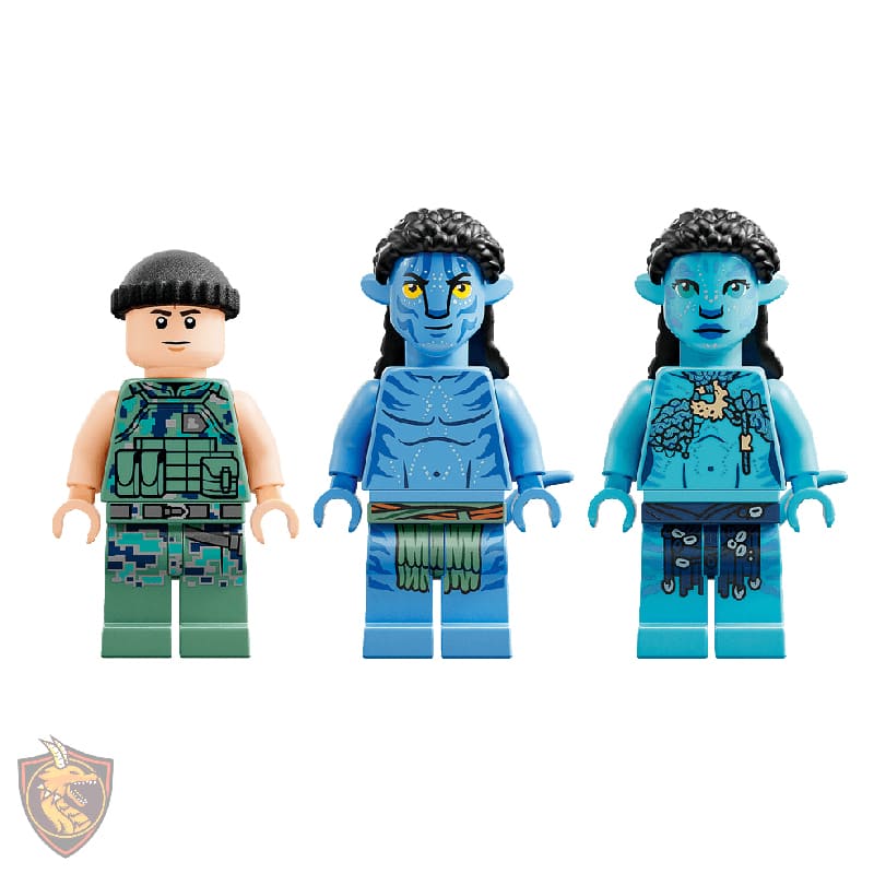 Lego Payakan o Tulkun e Traje de Caranguejo Avatar