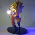 Action Figures Goku Supers Saiyan 3 com Led