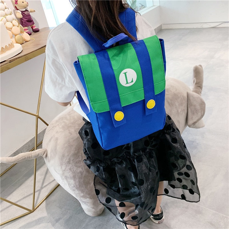 Mochila Infantil Super Mario e Luigi