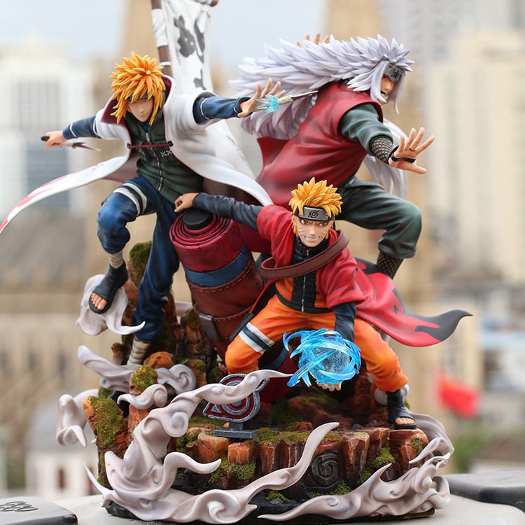 Action Figure Naruto Uzumaki, Uchiha Itachi, Obito
