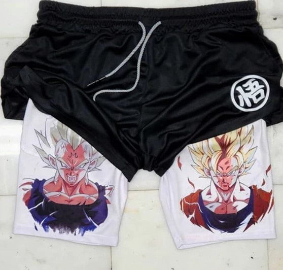 Bermudas Dupla Camada Tema Dragon Ball