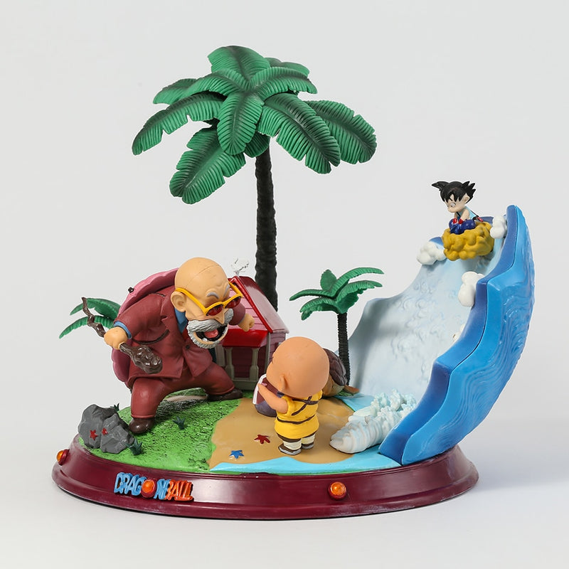 Action Figure Mestre Kame Goku e Kuririn