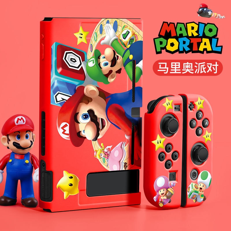 Capa Protetora de Silicone Super Mario e Pikachu