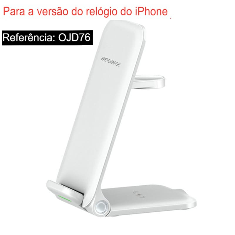 Suporte 4 em 1 para Carga de Indução | Iphone e Samsung