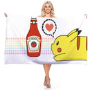 Toalha de Praia Tema Pokemon