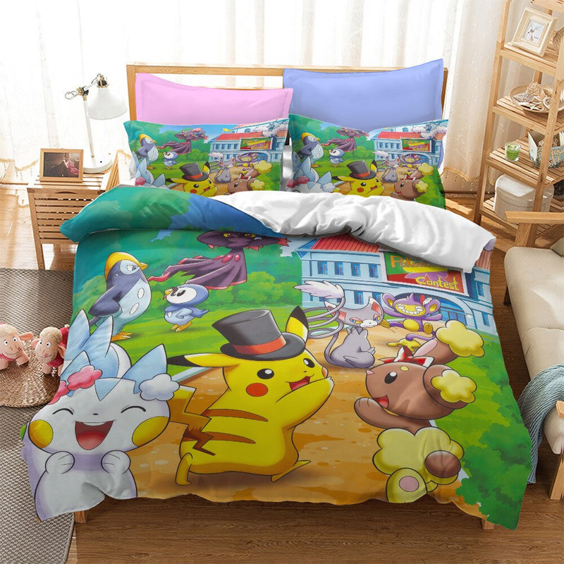 Roupas de Cama Tema Pokemon