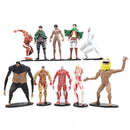 Lote com 10 Miniaturas Ataque dos Titãs leve 2 de Brinde