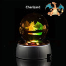 Pokebola de cristal com pokemon