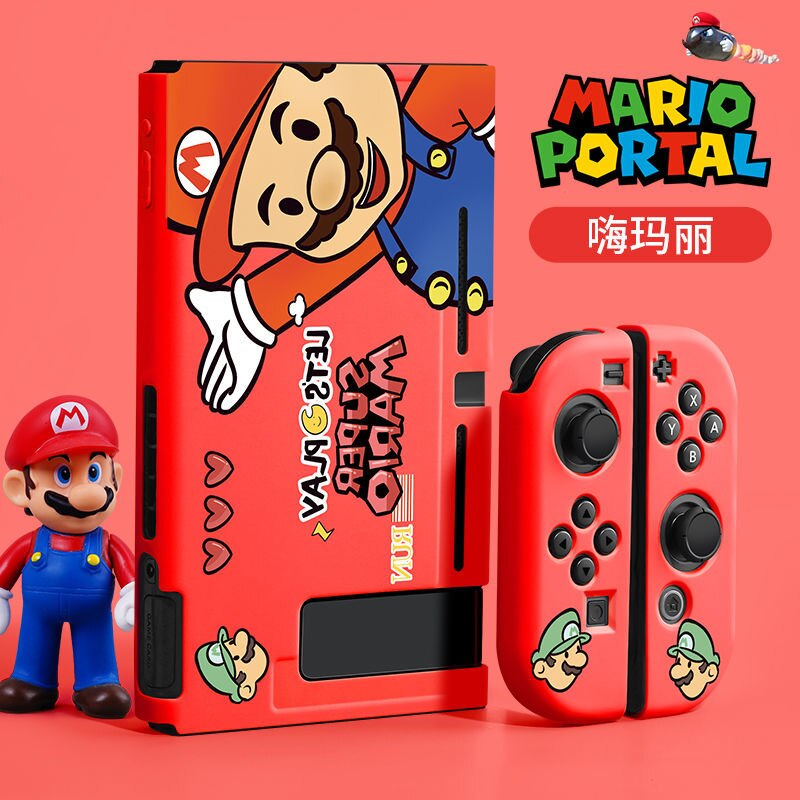 Capa Protetora de Silicone Super Mario e Pikachu