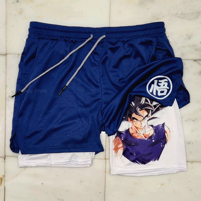 Bermudas Dupla Camada Tema Dragon Ball