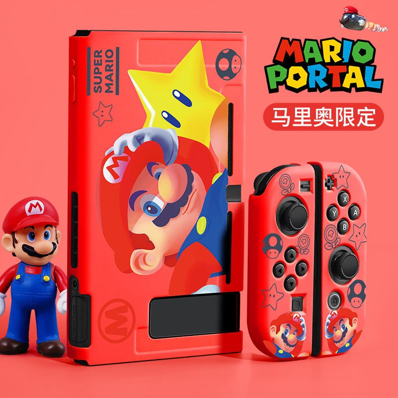 Capa Protetora de Silicone Super Mario e Pikachu