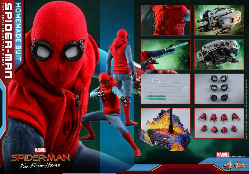 Action Figure Spider Man Uniforme Caseiro