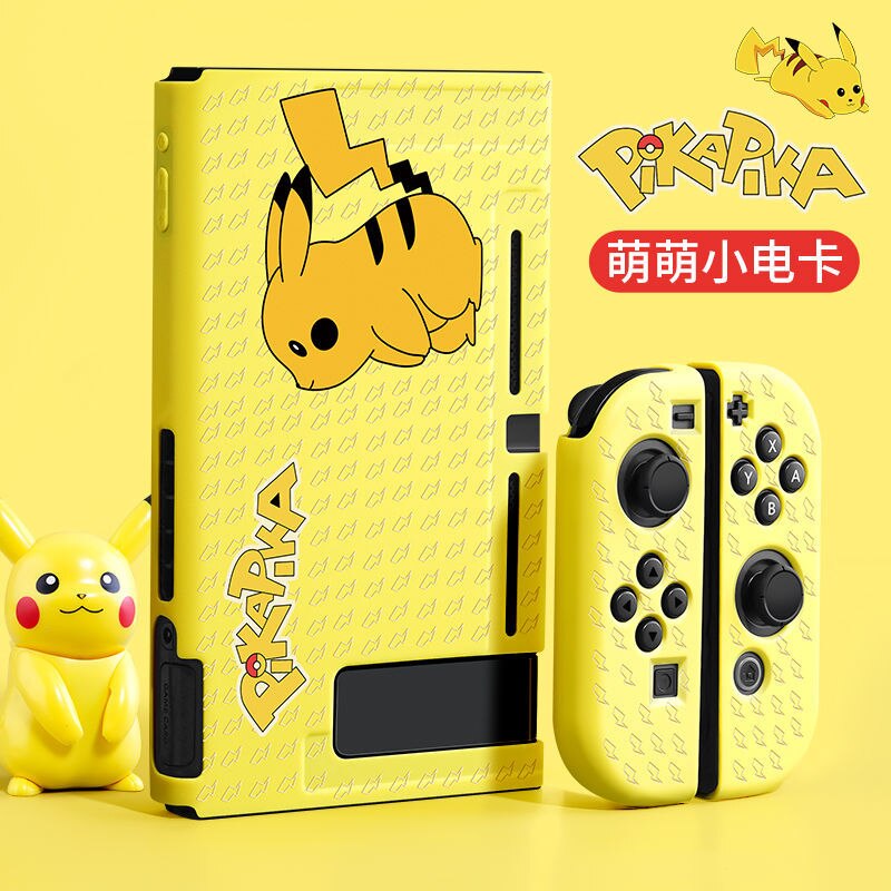 Capa Protetora de Silicone Super Mario e Pikachu