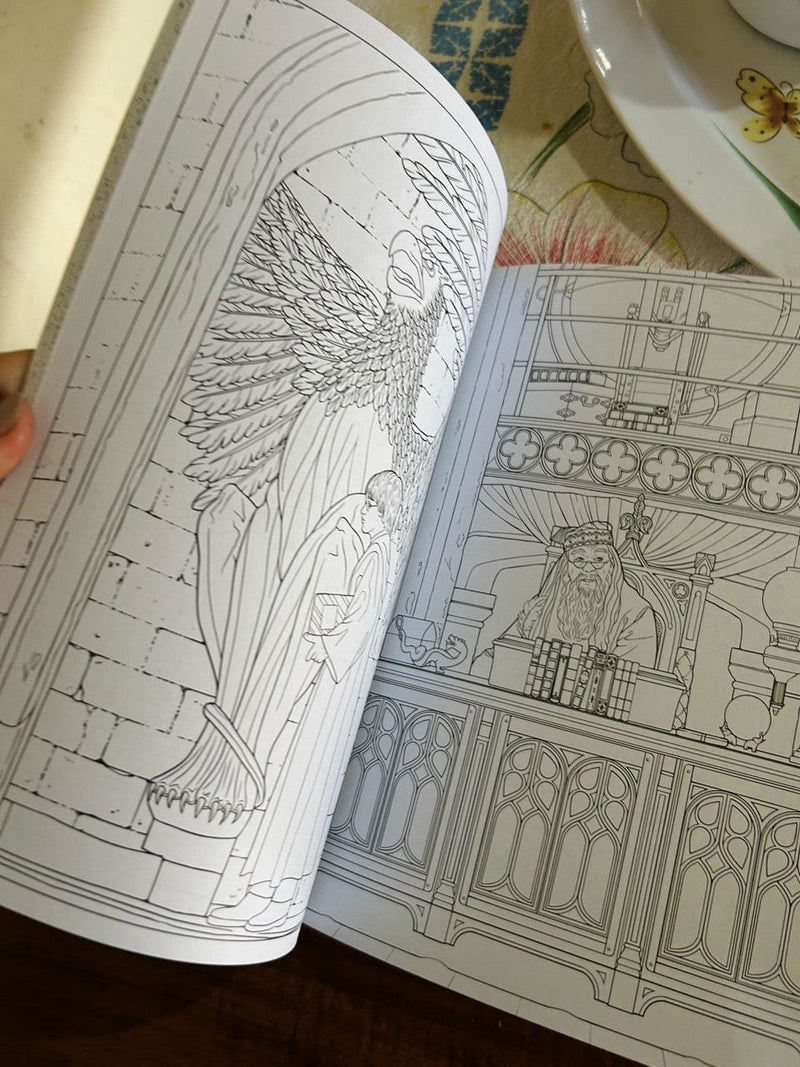 Livro de colorir Brochura Harry Potter - Hogwarts