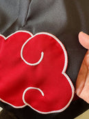 Capa Manto Akatsuki Bordado – Naruto Cosplay Itachi Infantil e Adulto