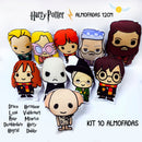Mini Almofadas Recortadas 12cm HARRY POTTER Presente Infantil Almofadinhas HERMIONE RONY DRACO