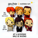 Mini Almofadas Recortadas 12cm HARRY POTTER Presente Infantil Almofadinhas HERMIONE RONY DRACO