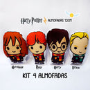 Mini Almofadas Recortadas 12cm HARRY POTTER Presente Infantil Almofadinhas HERMIONE RONY DRACO