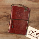 Caderno Harry Potter com Caneta de Pena | Kit Diário Vintage Geek | Sketchbook e Papelaria Kawaii*