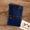 Caderno Harry Potter com Caneta de Pena | Kit Diário Vintage Geek | Sketchbook e Papelaria Kawaii*