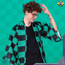 Kimono Manto Demon Slayer – Tanjiro Cosplay Kimetsu no Yaiba