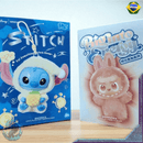 Boneco Stitch Labubu Eat Something Before Sleep Caixa Surpresa Boneco Pelúcia e Vinil*