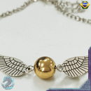 Pulseira Pomo de Ouro Harry Potter Bijuteria - Cor Prata ou Bronze