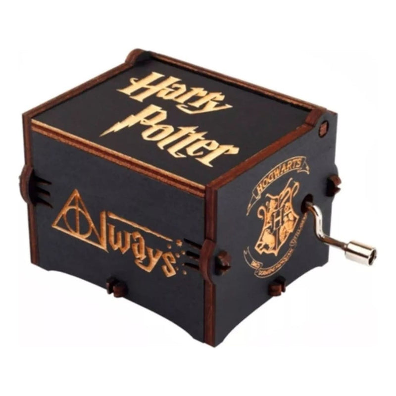 Kit Pulseira + Caixa de Música Harry Potter (Manivela)