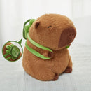 Capivara de pelúcia pingente água cobaia boneca boneca bolsa escolar charme chaveiro periferia*
