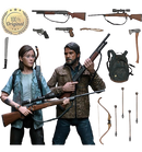 Action Figure totalmente Articulados de Joel e Ellie The Last Of Us Part 2