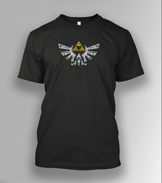 Camisa Clássica da Triforce Tema Zelda