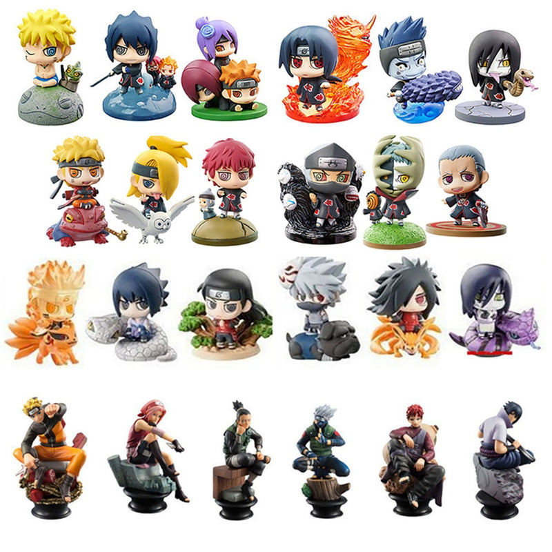 Miniaturas do Naruto - Tema Naruto -