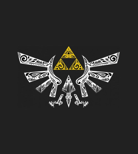 Camisa Clássica da Triforce Tema Zelda